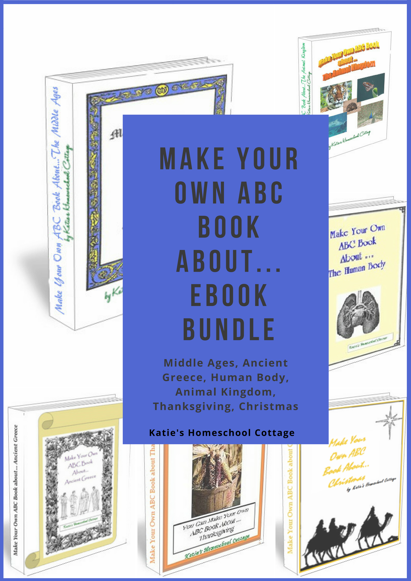 Make Your Own ABC Book Notebooking Pages Bundle Set