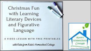 video lesson literary devices and figurative language with a Christmas twist