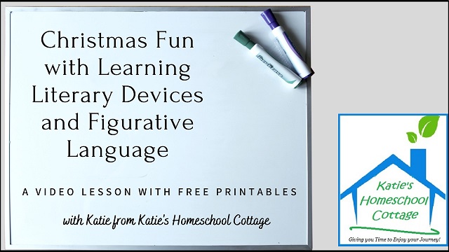 video lesson literary devices and figurative language with a Christmas twist