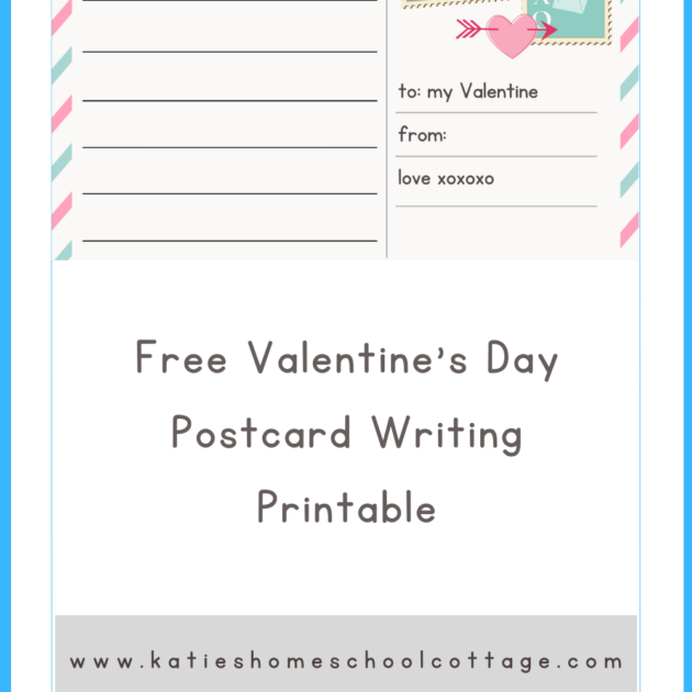Free Valentine's Day Postcard Printable