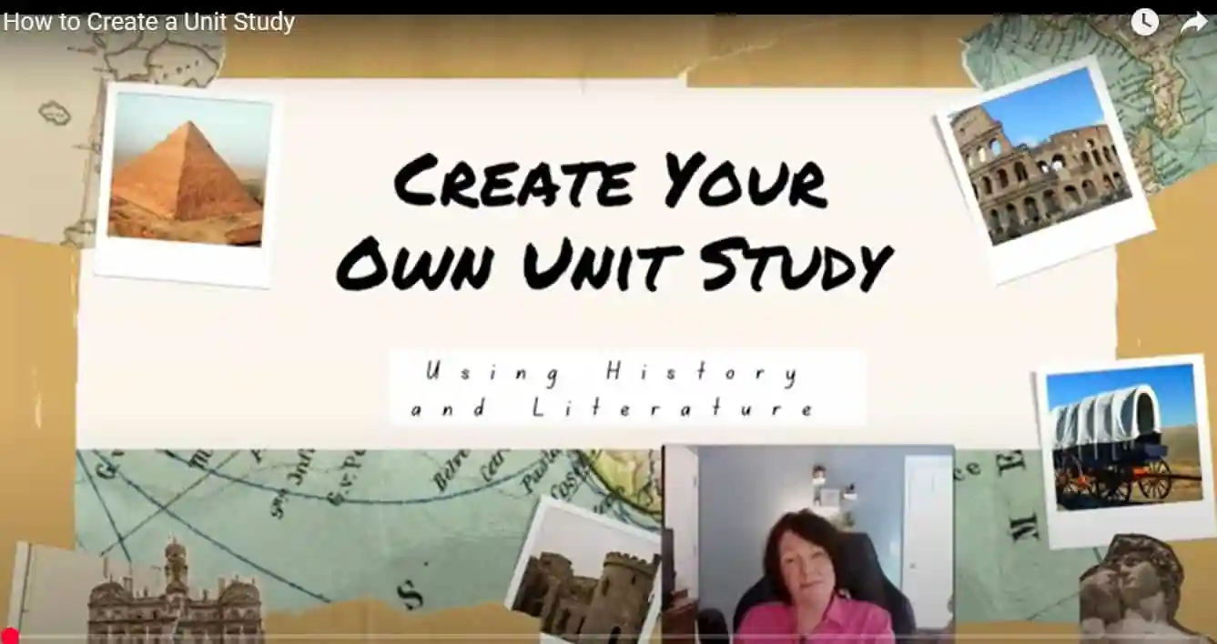how to create your own unit study video cover