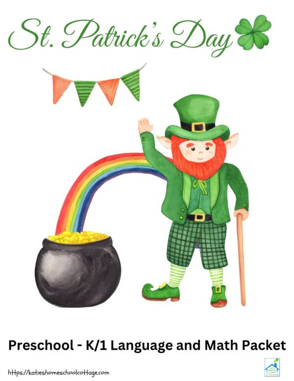 St. Patrick's Day Pre - K/1 Language Arts and Math Packet