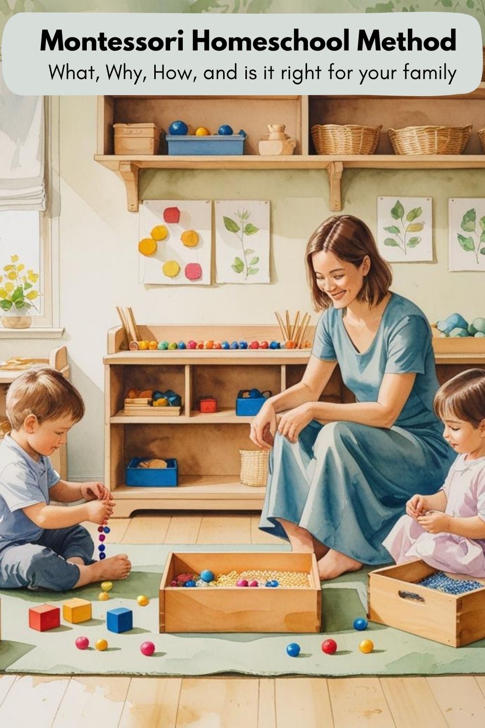 Montessori Homeschool Method - what, how, why, is it right for your family