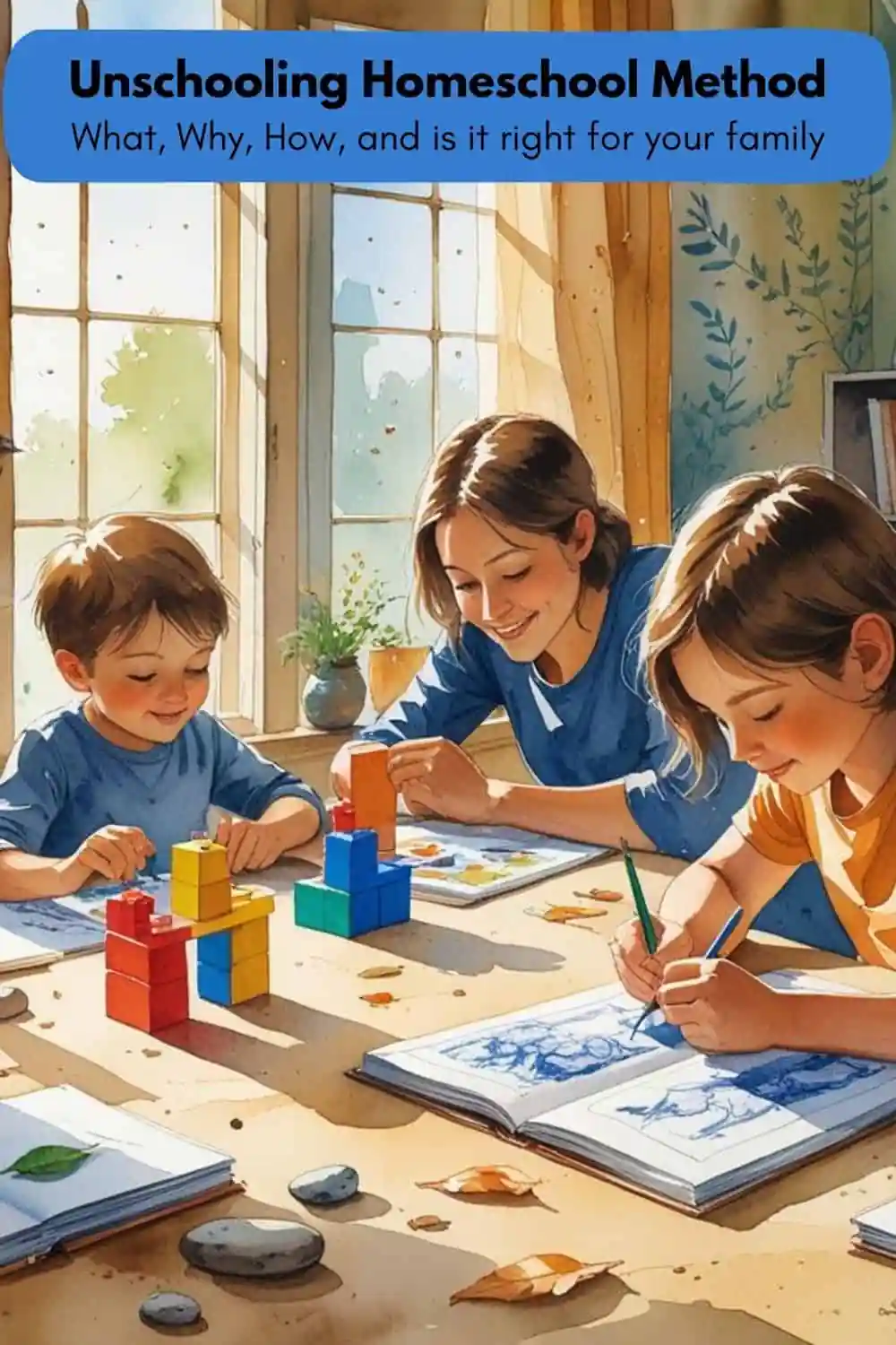 Unschooling Homeschool Method - what, why, how, is it right for your family