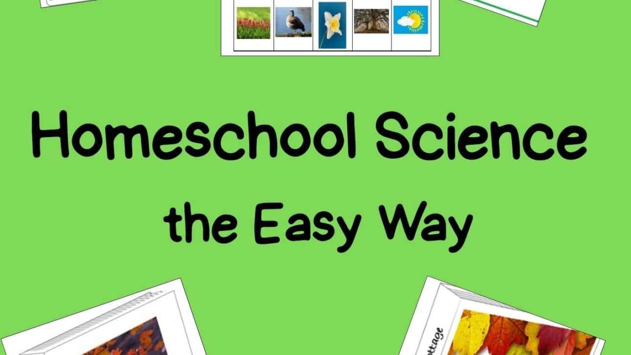 Homeschool Science the Easy Way with nature study, nature journals, nature hikes, living books, unit studies, cooking, gardening
