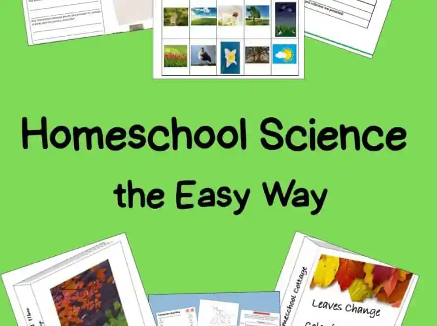 Homeschool Science the Easy Way with nature study, nature journals, nature hikes, living books, unit studies, cooking, gardening